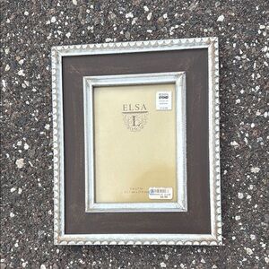 ELSA Rustic Brown and Silver Frame